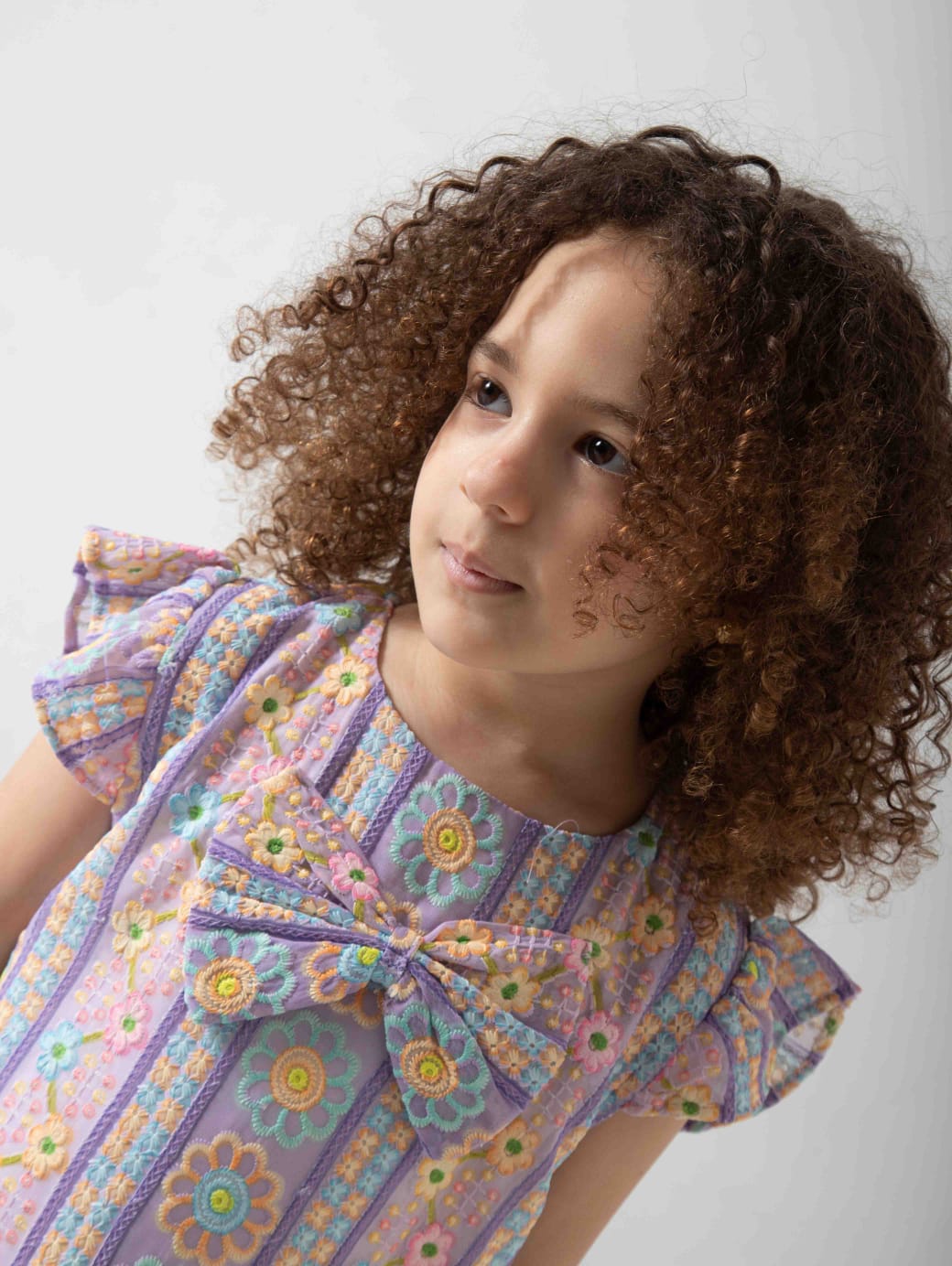 Girls' Floral Summer Dress – Soft & Comfortable Casual Dress