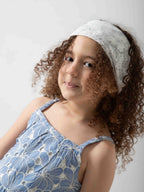 Girls' Floral Two-Piece Summer Set – Peplum Top & Shorts