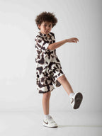 Boys' Tie-Dye Two-Piece Summer Set – Relaxed T-Shirt & Shorts