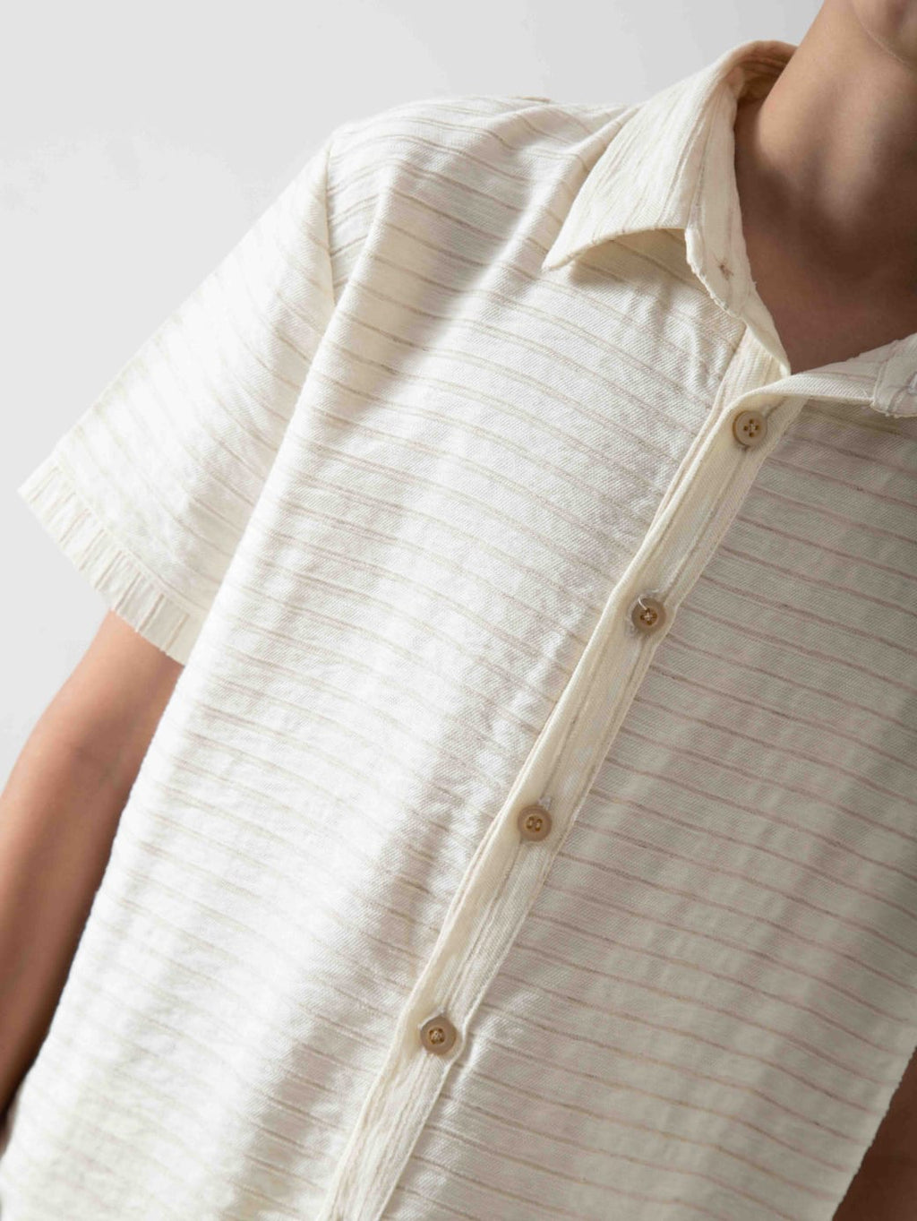 Boys' Linen Blend Two-Piece Summer Set – Short Sleeve Shirt & Shorts